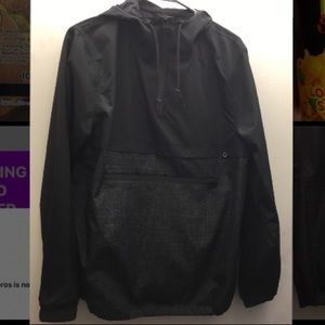 Empyre hooded windbreaker black men’s small
